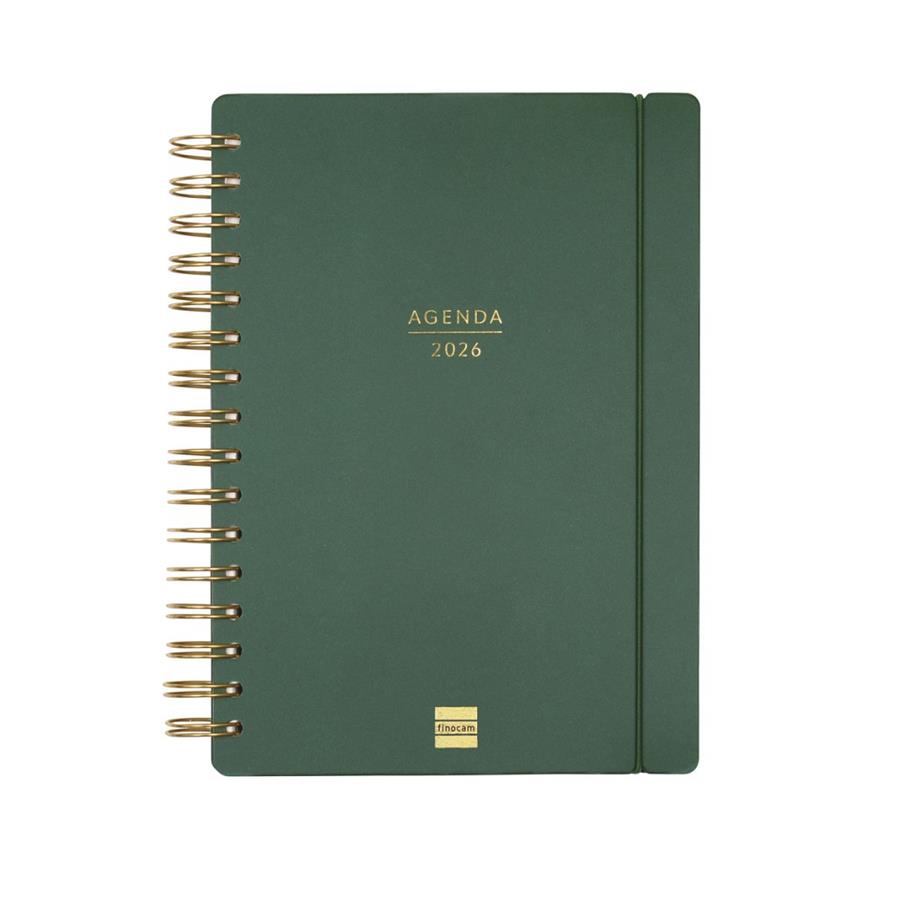 AGENDA ESPIRAL DOBLE 16 MESOS 16M.HAIKU E10 SVH 25-26 VERD | 8422952396826