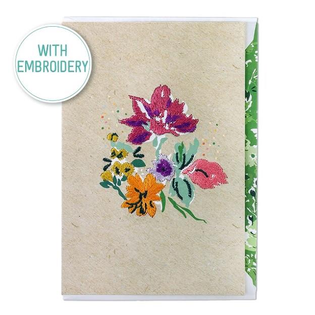 POSTAL FLORS BRODADA | 4035461342747