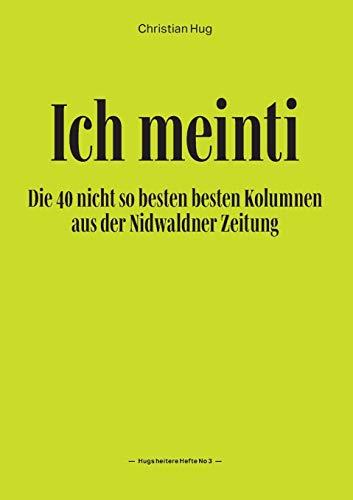 ICH MEINTI III | 9783749497621 | HUG, CHRISTIAN