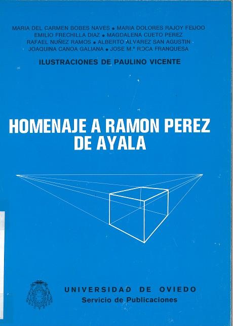 HOMENAJE A RAMÓN PÉREZ DE AYALA | 9788474680379 | BOBES NAVES, Mª CARMEN / RAJOY FEIJOO, Mª DOLORES / FRECHILLA DÍAZ, EMILIO