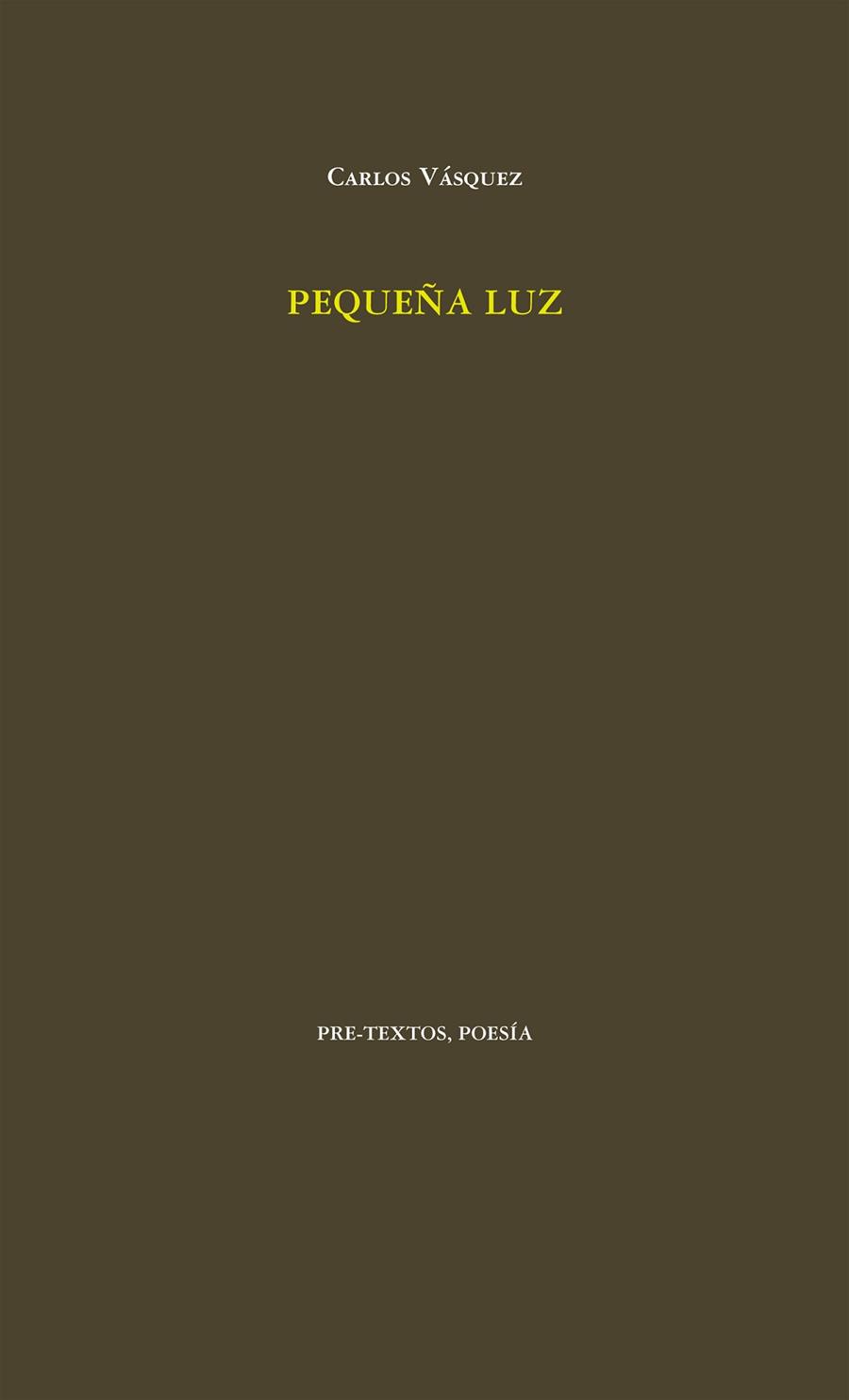 PEQUEÑA LUZ | 9788415894582 | VÁSQUEZ TAMAYO, CARLOS