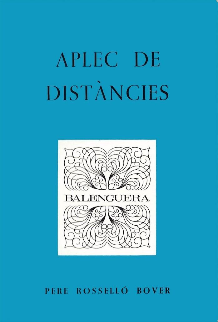 APLEC DE DISTANCIES | 9788427303058 | ROSSELLO, PERE