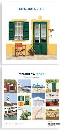 CALENDARI 2027 SOBRETAULA (14X15 CM) BLAU MENORCA | 8424455270771
