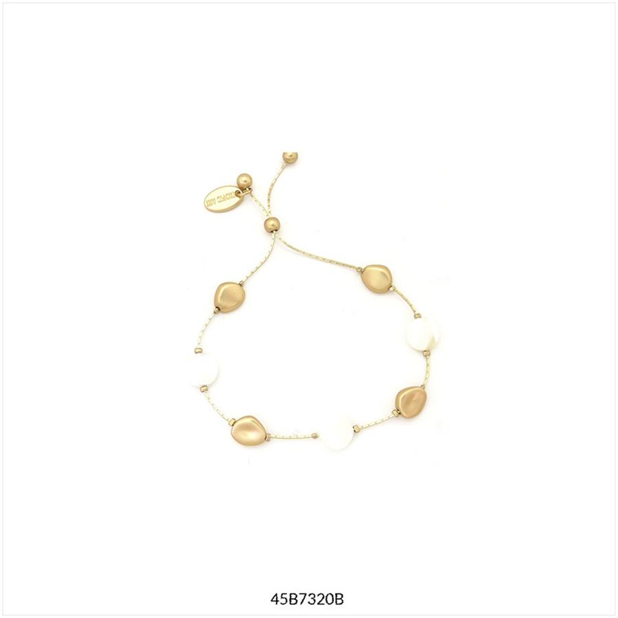 PULSERA SHELL DAURADA I NACAR | 45B7320B
