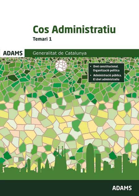 TEMARI 1 COS ADMINISTRATIU DE LA GENERALITAT DE CATALUNYA | 9788491473053 | OBRA COLECTIVA