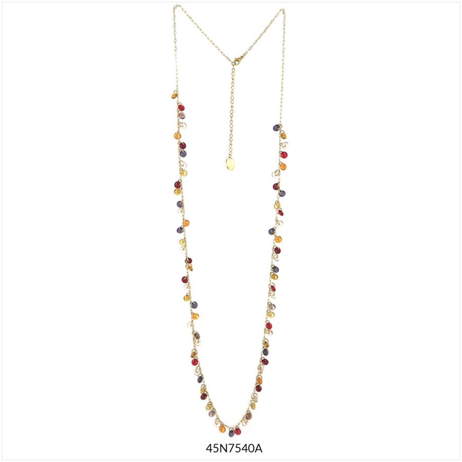 COLLAR SHIVA GOLD  LLARG  MARRONS | 45n7540a