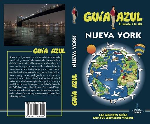 NUEVA YORK : GUÍA AZUL [2018] | 9788417368012 | MONREAL, MANUEL/MAZARRASA, LUIS