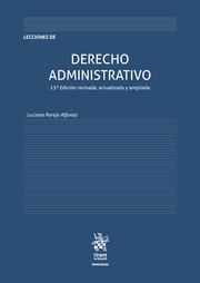 LECCIONES DE DERECHO ADMINISTRATIVO 13ª EDICIÓN REVISADA, ACTUALIZADA Y AMPLIADA | 9788410713734 | PAREJO ALFONSO, LUCIANO