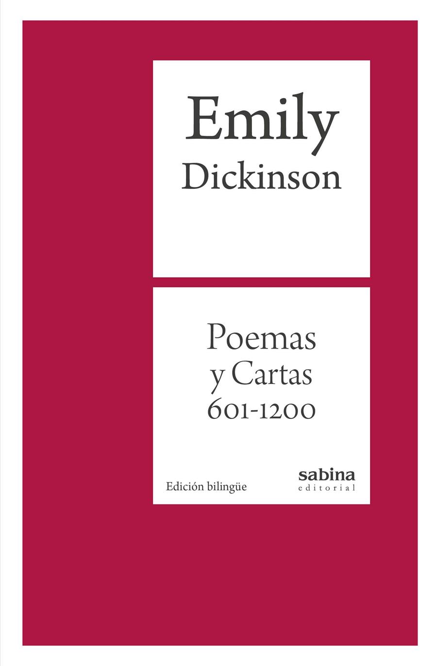 EMILY DICKINSON. POEMAS Y CARTAS 601-1200 | 9788412792553 | DICKINSON, EMILY