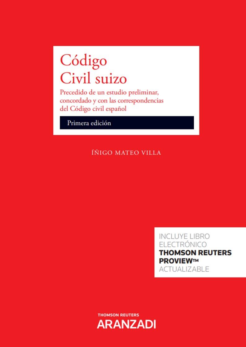 CODIGO CIVIL SUIZO | 9788411244725 | MATEO Y VILLA, IÑIGO