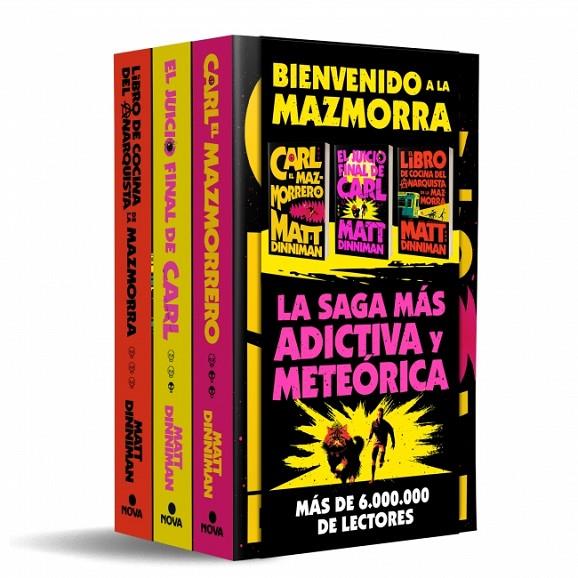 BIENVENIDO A LA MAZMORRA (CARL EL MAZMORRERO | EL JUICIO FINAL DE CARL | EL LIBRO DE COCINA DEL ANARQUISTA) (PACK) | 9788410466524 | DINNIMAN, MATT