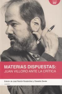 MATERIAS DISPUESTAS + CD | 9788493890315 | VILLORO, JUAN
