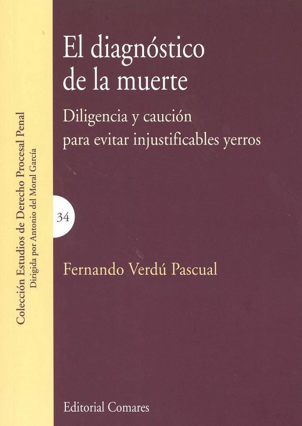 DIAGNOSTICO DE LA MUERTE, EL | 9788490453698 | VERDU PASCUAL, FERNANDO