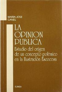 OPINIÓN PÚBLICA, LA | 9788431312701 | CANEL, MARÍA JOSÉ