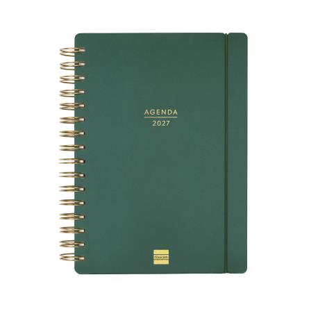 AGENDA ESPIRAL DOBLE 16 MESOS HAIKU E10 SVH 26-27 VERD | 8422952415190