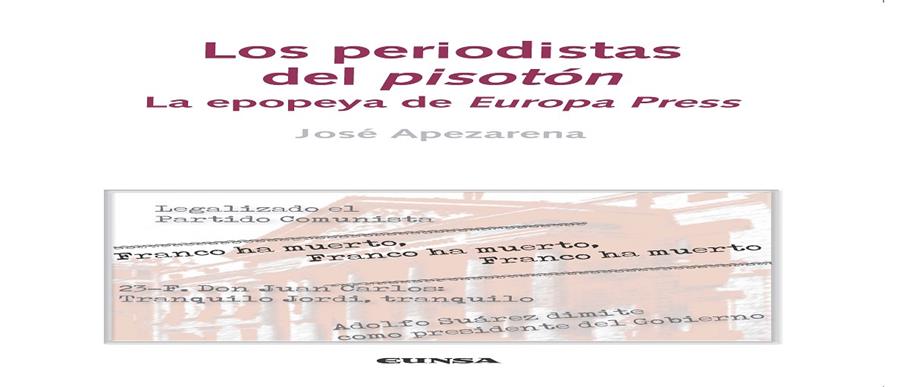PERIODISTAS DEL PISOTON, LOS | 9788431331160 | APEZARENA ARMIÑO, JOSÉ