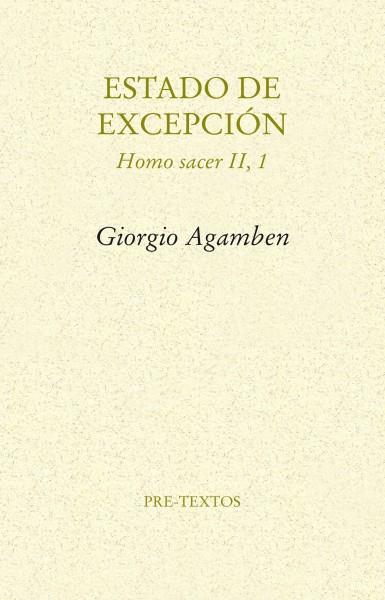 ESTADO DE EXCEPCIÓN. HOMO SACER II, 1 | 9788481916256 | AGAMBEN, GIORGIO