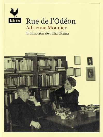 RUE DE L'ODEON | 9788493856847 | MONNIER, ADRIENNE
