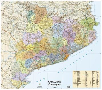 MAPA CATALUNYA MURAL PAPER  | 9999900002508