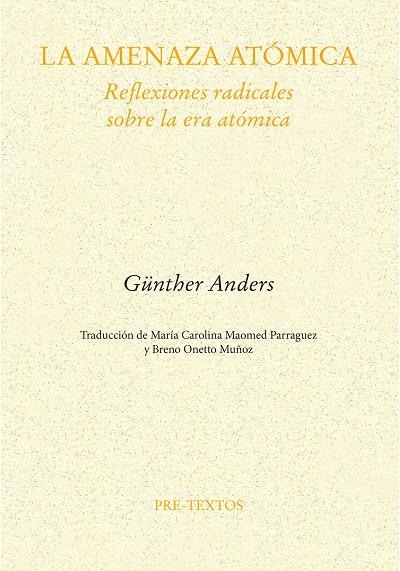 AMENAZA ATÓMICA, LA | 9788410309395 | ANDERS, GÜNTHER