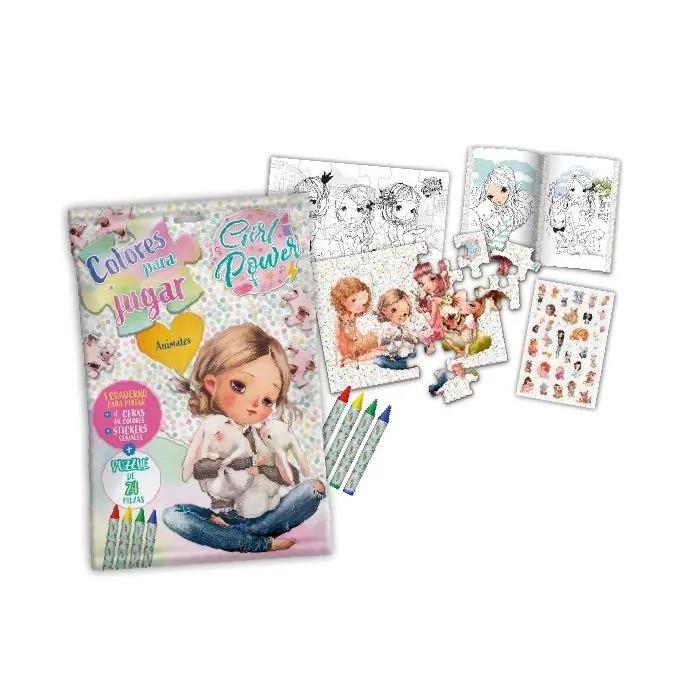 ANIMALES : GIRL POWER COLORES PARA JUGAR | 8424248920487