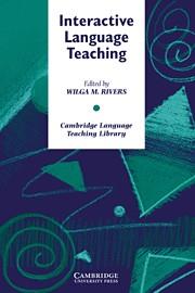 INTERACTIVE LANGUAGE TEACHING | 9780521311083 | RIVERS, WILGA M.