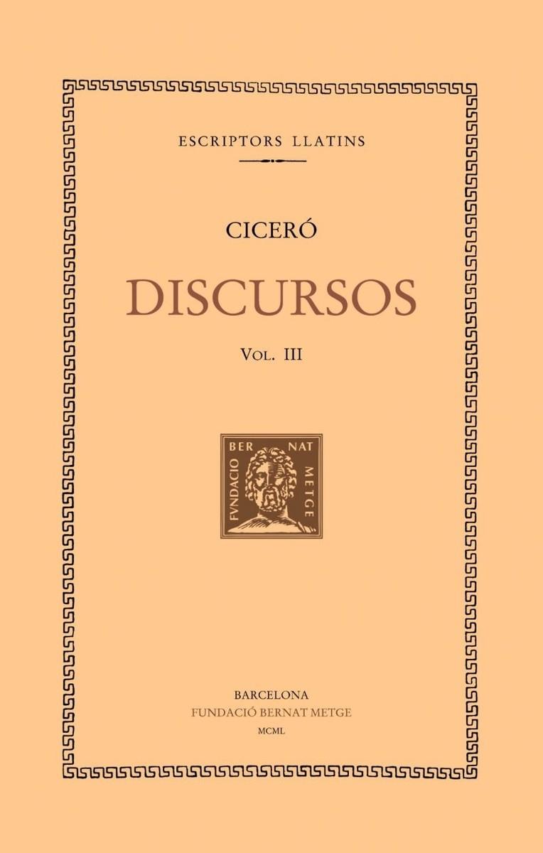DISCURSOS  III | 9788498591774 | CICERO, MARC TUL·LI