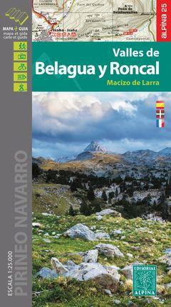 VALLES DE BELAGUA Y RONCAL : MAPA-GUIA [2017] | 9788480906678