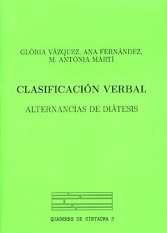CLASIFICACIÓN VERBAL | 9788484090670 | VÁZQUEZ, GLÒRIA / FERNÁNDEZ, ANA / MARTÍ, Mª ANTÒNIA