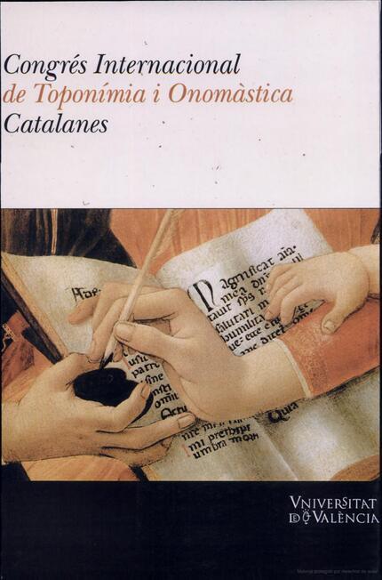 CONGRÉS INTERNACIONAL DE TOPONÍMIA I ONOMÀSTICA CATALANES | 9788437054438 | VARIOS AUTORES