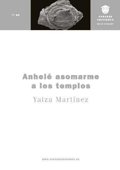 ANHELÉ ASOMARME A LOS TEMPLOS | 9791399018424 | MARTÍNEZ, YAIZA