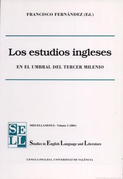 ESTUDIOS INGLESES EN EL UMBRAL DEL TERCER MILENIO, LOS | 9788437049427 | VARIOS AUTORES