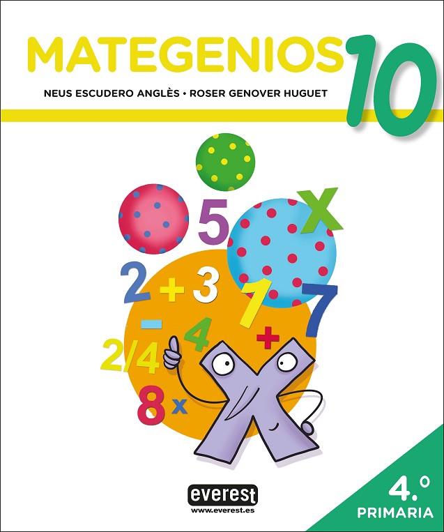 MATEGENIOS 10 | 9788413660059 | ESCUDERO ANGLÔS, NEUS / GENOVER HUGUET, R.