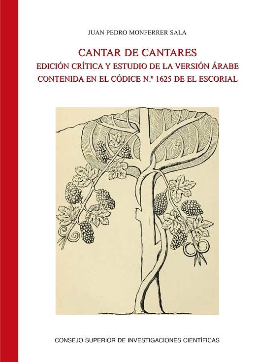 CANTAR DE CANTARES (EDICION CRITICA) | 9788400106249 | MONFERRER SALA, JUAN PEDRO