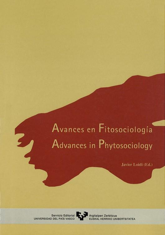 AVANCES EN FITOSOCIOLOGÍA - ADVANCES IN PHYTOSOCIOLOGY | 9788475858364