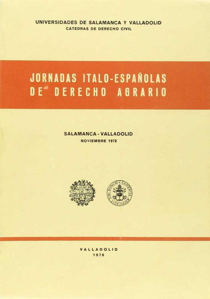 JORNADAS ITALO-ESPAÑOLAS DE DERECHO AGRARIO | 9788460069379 | MOZOS, JOSE LUIS DE LOS