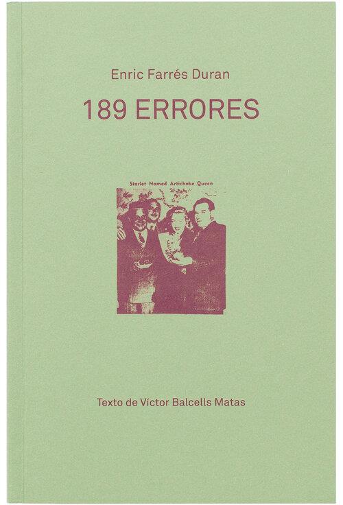 189 ERRORES | 9780957657236 | FARRÉS DURAN, ENRIC / BALCELLS MATAS, VÍCTOR