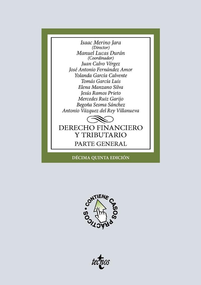 DERECHO FINANCIERO Y TRIBUTARIO | 9788430994748 | MERINO JARA, ISAAC / LUCAS DURAN, MANUEL