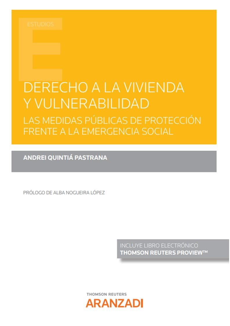 DERECHO A LA VIVIENDA Y VULNERABILIDAD | 9788411245487 | QUINTIÁ PASTRANA, ANDREI