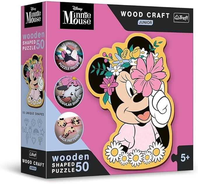 PUZZLE FUSTA MINNIE MOUSE 50 PECES | 5900511202007