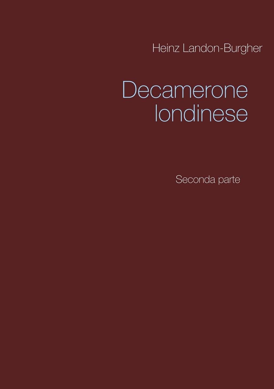 DECAMERONE LONDINESE | 9783735794024 | LANDON-BURGHER, HEINZ