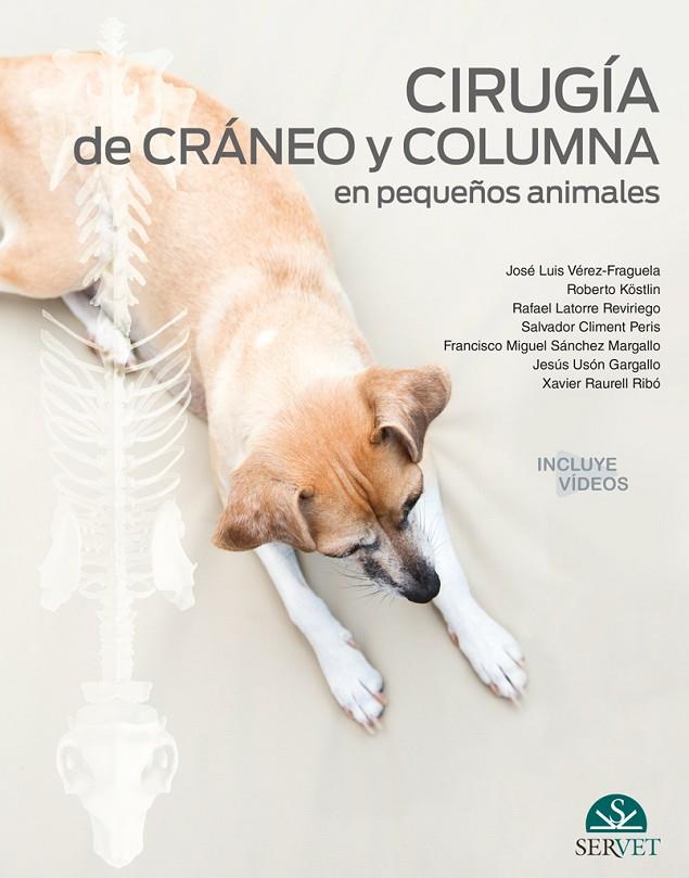 CIRUGIA DE CRANEO Y COLUMNA Y PEQUEÑOS ANIMALES | 9788418339462 | VÉREZ FRAGUELA, JOSÉ LUIS/LATORRE REVIRIEGO, RAFAEL/KÖSTLIN, ROBERTO/CLIMENT PERIS, SALVADOR/SÁNCHEZ