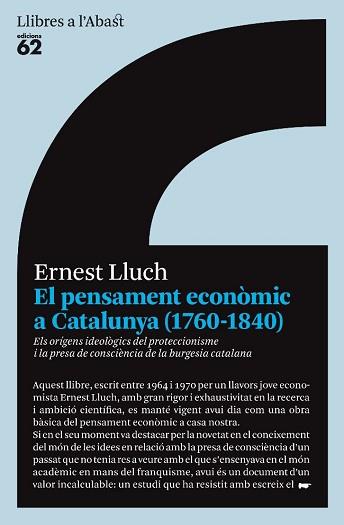 PENSAMENT ECONÒMIC A CATALUNYA (1760-1840), EL | 9788429763645 | LLUCH, ERNEST