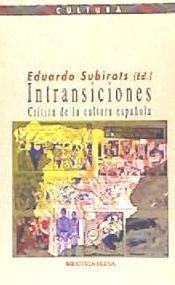 INTRANSICIONES | 9788470309755 | VV. AA./SUBIRATS, EDUARDO (ED.)