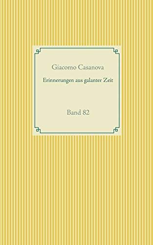 ERINNERUNGEN AUS GALANTER ZEIT | 9783751936958 | CASANOVA, GIACOMO