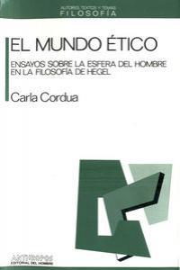 MUNDO ETICO | 9788476581452 | CORDUA, CARLA