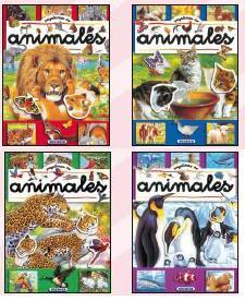 PEGATINAS DE ANIMALES (4 TÍTULOS) | 9788430545360 | SUSAETA, EQUIPO