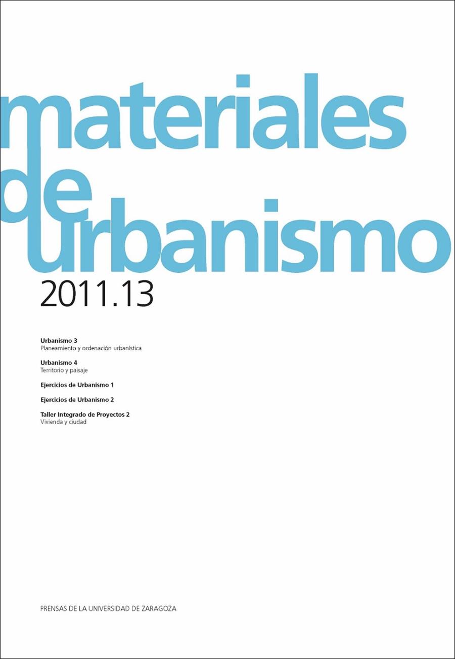 MATERIALES DE URBANISMO 2011-13 | 9788415770947 | VARIOS AUTORES