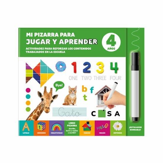 MI PIZARRA PARA JUGAR Y APRENDER 4 AÑOS | 9788410133440 | IMAGILAND