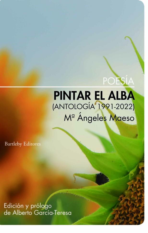 PINTAR EL ALBA (ANTOLOGÍA 1991-2022) | 9788412594072 | MAESO, MARIA ANGELES